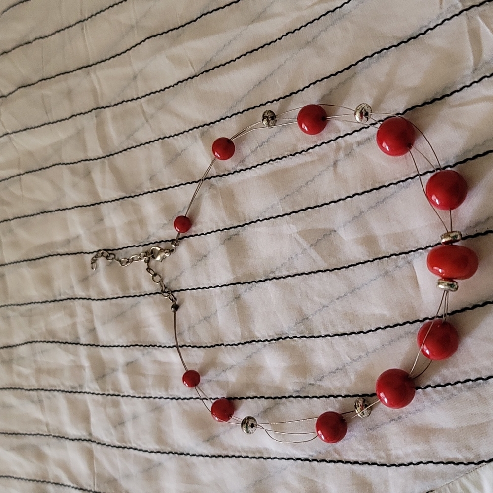 Red Bead Necklace